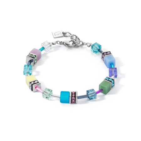 Браслет Coeur de Lion, Multicolour Pastel Silver, 2838/30-1580
