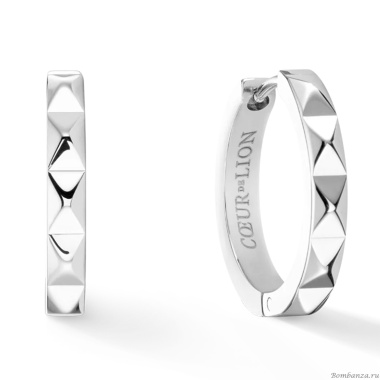 Серьги Coeur de Lion, Silver, 0135/21-1700 Серьги Coeur de Lion, Silver, 0135/21-1700