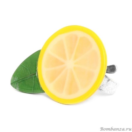 Кольцо Nature Bijoux, Citrus, разъемное, "Лимонная фантазия", перламутр, NB20.1-19-23736