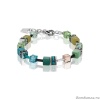 Браслет Coeur de Lion, Green-petrol, 2838/30-0537