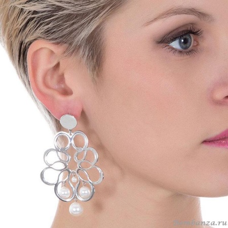 Серьги Boccadamo, XOR141 BW/S N