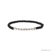 Браслет Nature Bijoux, Spiral, стрейч, с ониксом, NB24.1-13-43030 черный