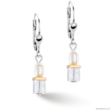Серьги Coeur de Lion, White, 1126/20-1400 Серьги Coeur de Lion, White, 1126/20-1400