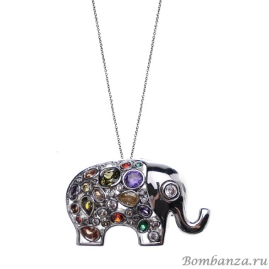 Колье-брошь Fiore Luna, Слоник маленький 15A13NK019XM06 BW Колье-брошь Fiore Luna, Слоник маленький 15A13NK019XM06 BW