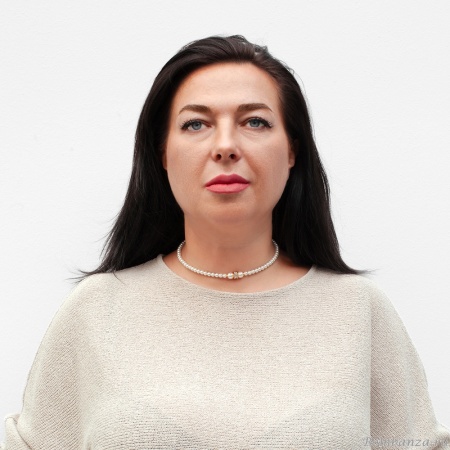 Колье Fiore Luna, Cube Crystal, B2409PE-N01.2 BW/G