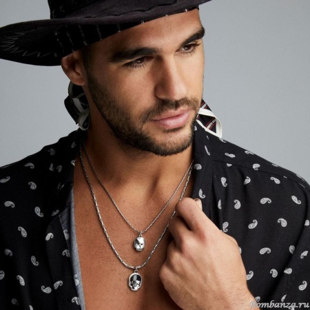 Колье VIDDA, Caribe, с австрийским кристаллом в форме черепа, VD22-01465 серый Колье VIDDA, Caribe, с австрийским кристаллом в форме черепа, VD22-01465 серый