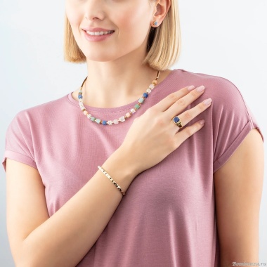 Серьги Coeur de Lion, Blue-Gold, 1200/21-0716 Серьги Coeur de Lion, Blue-Gold, 1200/21-0716