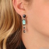 Серьги TARATATA, Celeste, смола,слюдяная пудра,стеклянные бусины, TT-W23-09963-104 синий Серьги TARATATA, Celeste, смола,слюдяная пудра,стеклянные бусины, TT-W23-09963-104 синий