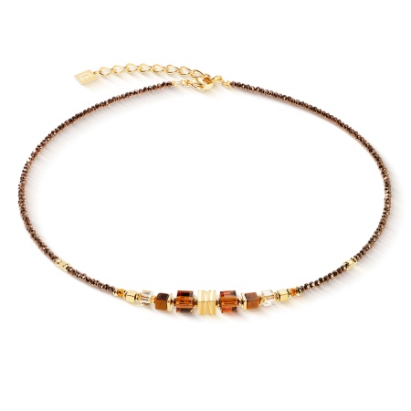 Колье Coeur de Lion, Brown-Gold, 3044/10-1116