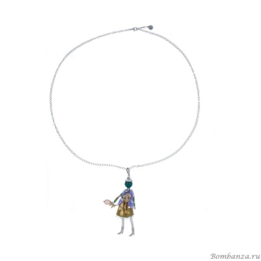 Подвеска Miamelie, кукла Сандра, MiA-2401-CL5474 серебристый Подвеска Miamelie, кукла Сандра, MiA-2401-CL5474 серебристый