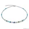 Колье Coeur de Lion, Blue-Green 4562/10-0705