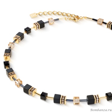 Колье Coeur de Lion, Black-Gold, 4018/10-1316 Колье Coeur de Lion, Black-Gold, 4018/10-1316