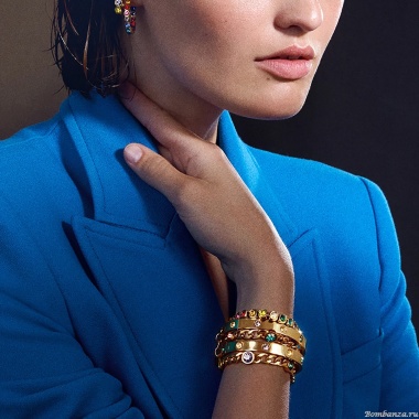 Браслет Dyrberg Kern, BELLA I SG CRYSTAL, 390112