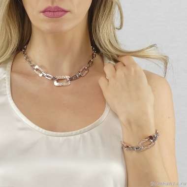 Колье Boccadamo, XGR638RS BW/S/RG Колье Boccadamo, XGR638RS BW/S/RG, Италия