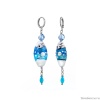 Серьги Lanzerotti, Marino, с муранским стеклом и кристаллами, LZ-25.06-180 голубой