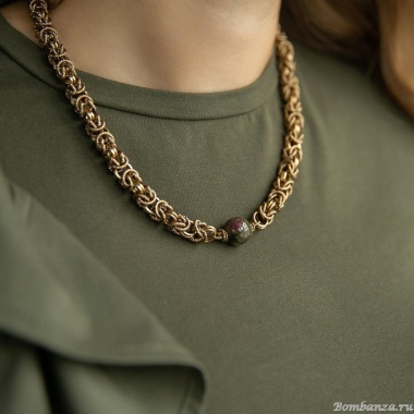 Колье Lanzerotti, Elisir, с турмалином, LZ-25.10-315 золотистый