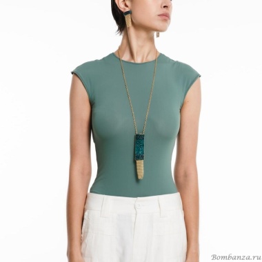 Колье Katerina Vassou, Bluebell, с цветными кристаллами, KV24.1-308971G зеленый Колье Katerina Vassou, Bluebell, с цветными кристаллами, KV24.1-308971G зеленый