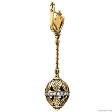 Серьги Fiore di Firenze UMORE FRIZZANTE OR1240-1 CRYSTAL с кубическим цирконием