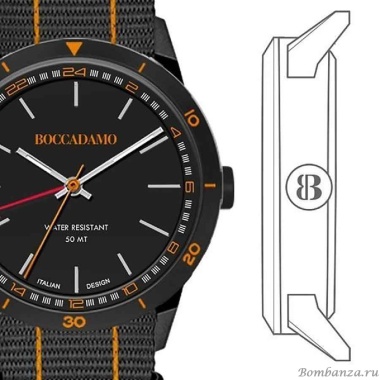 Часы Boccadamo, Navy Black NV026 BW Часы Boccadamo, Navy Black NV026 BW