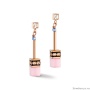 Серьги Coeur de Lion, Light Blue - Rose, 3030/21-0752. Германия