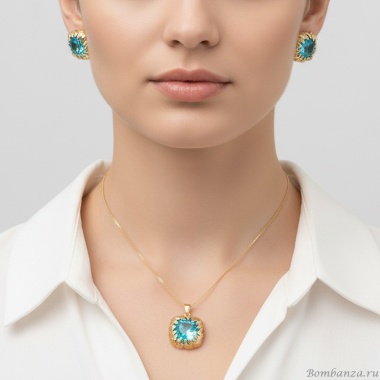 Комплект Fiore Luna, колье+серьги, SG209474E-002 G