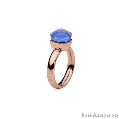 Кольцо Qudo, Firenze sapphire 17.2 мм 611724 BL/RG Кольцо Qudo, Firenze sapphire 17.2 мм 611724 BL/RG