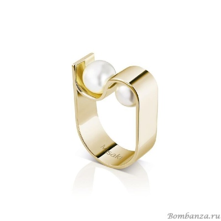 Кольцо Misaki  Ring Initials Gold 52 RINITIALSGOLD52 BW/G
