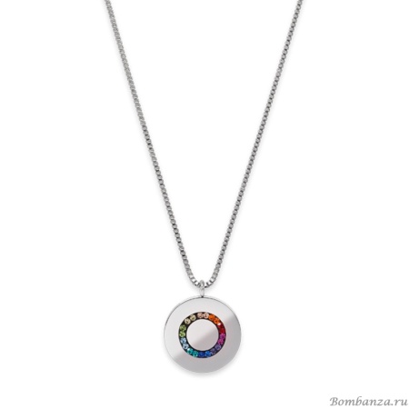 Колье Coeur de Lion, Multicolour Silver 5004/10-1517