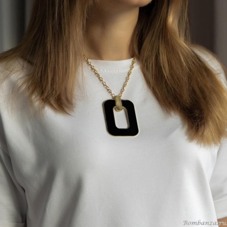 Колье Francesca Bianchi, с эмалью, FB25.2-73C черный