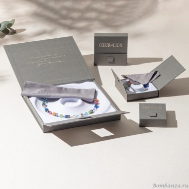 Кольцо Coeur de Lion, Multicolour Rainbow-Gold 52, 0146/40-1535 52