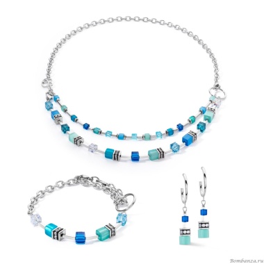 Колье Coeur de Lion, Turquoise, 4715/10-0600 Колье Coeur de Lion, Turquoise, 4715/10-0600
