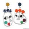 Серьги TARATATA, Bidule, асимметричные, со смолой и бусинами, TT-W23-05943-10M серебристый Серьги TARATATA, Bidule, асимметричные, со смолой и бусинами, TT-W23-05943-10M серебристый