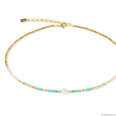 Колье Coeur de Lion, Mint Green, 4358/10-0522 Колье Coeur de Lion, Mint Green, 4358/10-0522