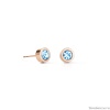 Серьги Coeur de Lion, Light Blue-Gold, 0227/21-0755. Германия