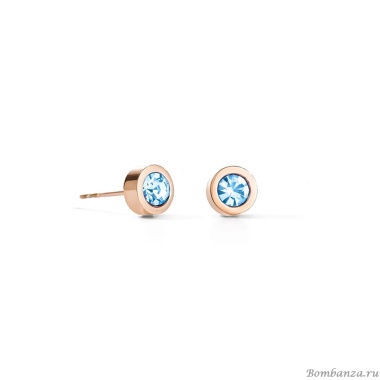 Серьги Coeur de Lion, Light Blue-Gold, 0227/21-0755 Серьги Coeur de Lion, Light Blue-Gold, 0227/21-0755