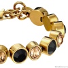 Браслет Dyrberg Kern, ELAINE SG BLACK /GOLDEN, 450164