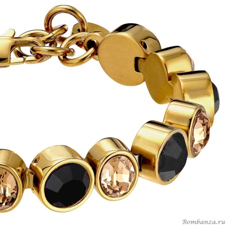 Браслет Dyrberg Kern, ELAINE SG BLACK /GOLDEN, 450164