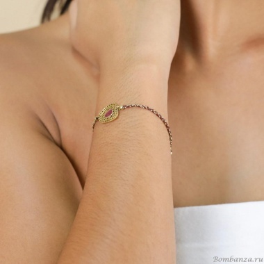 Браслет Franck Herval, Cassandra, с перламутром, FH25.2-13-73070 бордовый