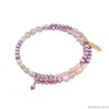 Браслет Lanzerotti, Anne with an E, пружина, с жемчугом и кошачьим глазом, LZ-25.08-252 сиреневый