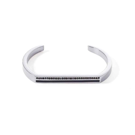 Браслет Coeur de Lion, Black-Silver 18