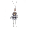 Подвеска Miamelie, кукла Джекки, MiA-2408-CL7434 серебристый Подвеска Miamelie, кукла Джекки, MiA-2408-CL7434 серебристый