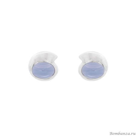 Серьги VIDDA, Hera, с халцедоном, VD25.2-02127202 голубой