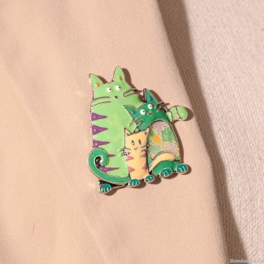 Брошь Shadore, Котики