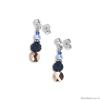 Серьги Coeur de Lion, Dark Blue 4867/21-0721