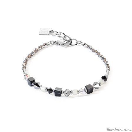 Браслет Coeur de Lion,  Black-White, 4239/30-1314