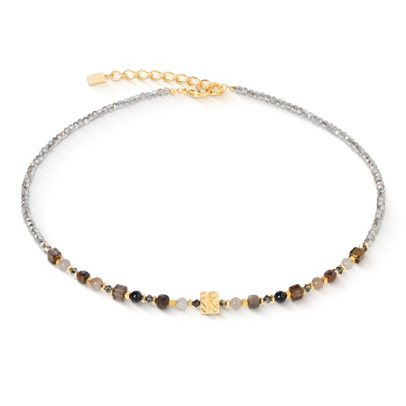 Колье Coeur de Lion, Brown-Grey, 4347/10-1112