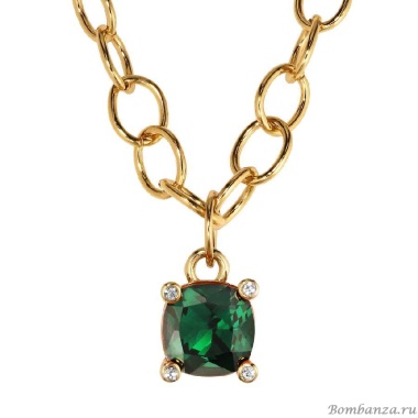 Колье Dyrberg Kern, RAMINA SG EMERALD GREEN, 450125 Колье Dyrberg Kern, RAMINA SG EMERALD GREEN, 450125