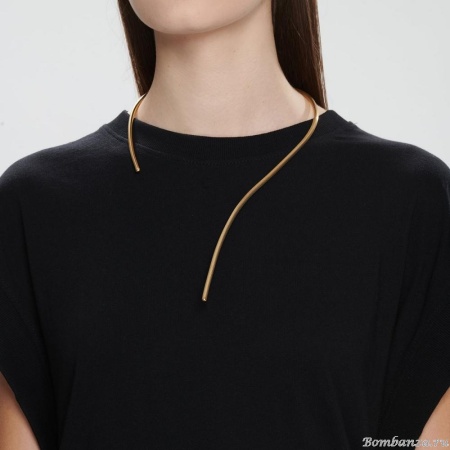 Колье Katerina Vassou, Adelaide, минимализм, KV23-306539 золотистый