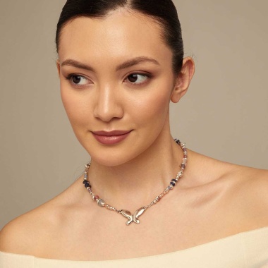 Ожерелье UNOde50 Metamorphosis с серебром COL1858MCLMTL0U