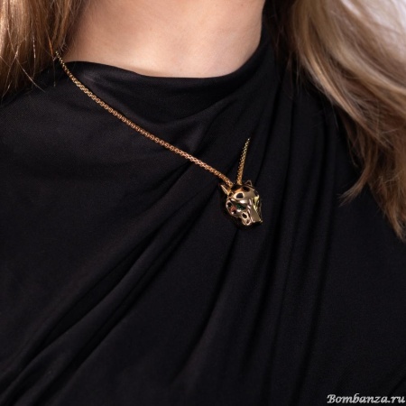 Колье Moon Paris, анималистический дизайн, Mo-Y25.06-032.65 золотистый Колье Moon Paris, анималистический дизайн, Mo-Y25.06-032.65 золотистый
